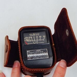 Gossen Lunasix Light Meter 58828 W Germany W Leather Case Untested